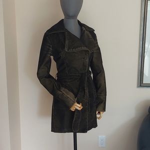 Vintage foxy jeans trench coat